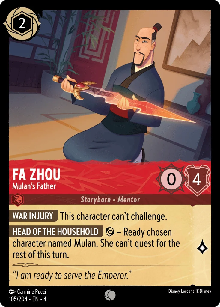 Fa Zhou - Mulan's Father · Ursula's Return