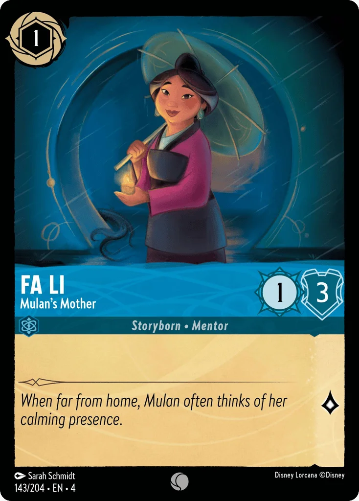 Fa Li - Mulan's Mother · Ursula's Return
