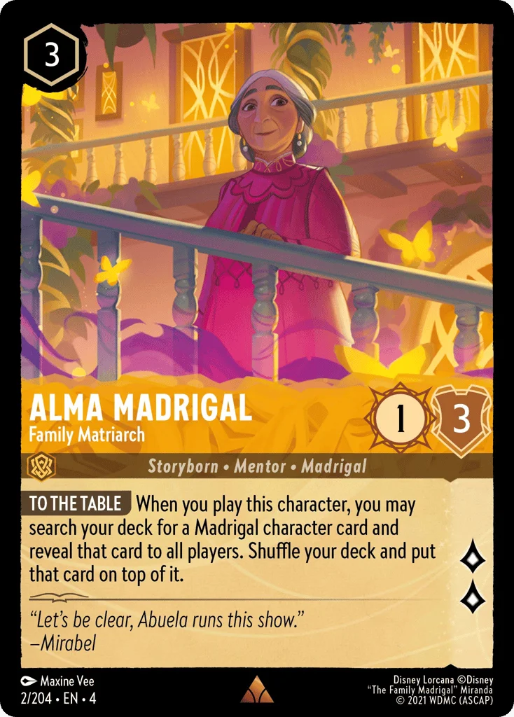 Alma Madrigal - Family Matriarch · Ursula's Return