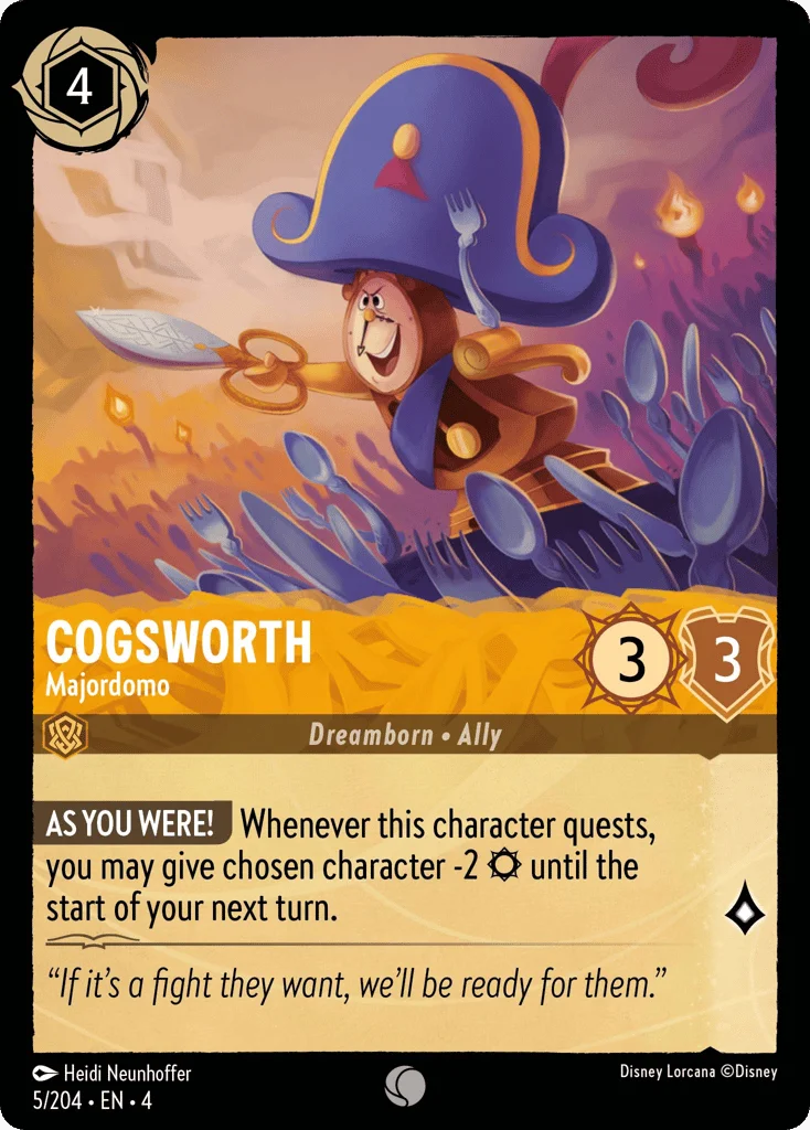 Cogsworth - Majordomo · Ursula's Return