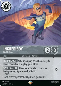 Incrediboy - Buddy Pine