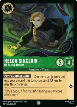 Helga Sinclair - No Backup Needed