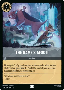 The Game's Afoot!