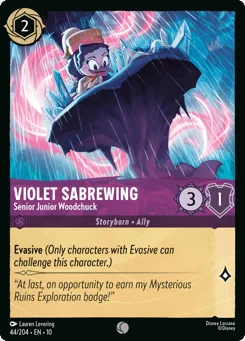 Violet Sabrewing - Senior Junior Woodchuck