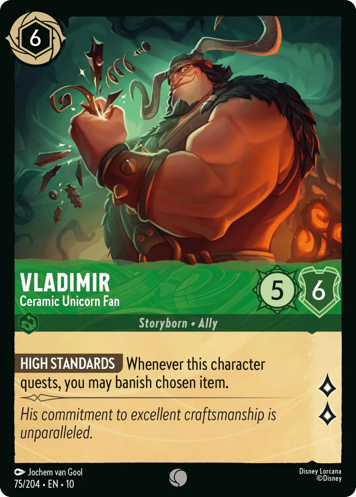 Vladimir - Ceramic Unicorn Fan · Whispers in the Well