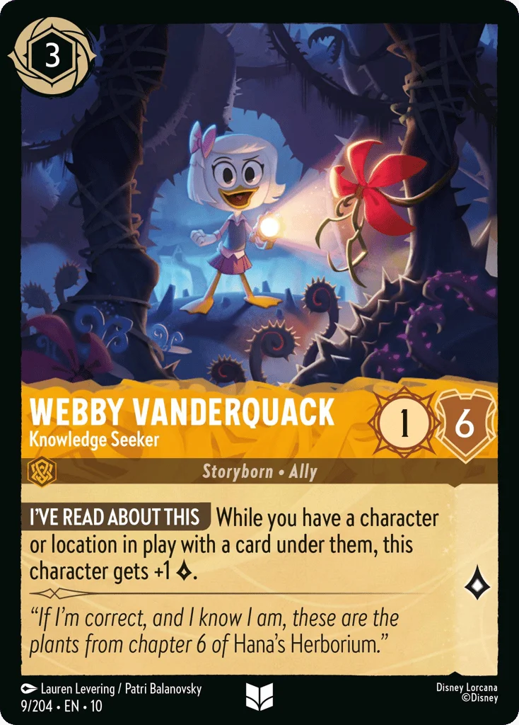 Webby Vanderquack - Knowledge Seeker · Whispers in the Well