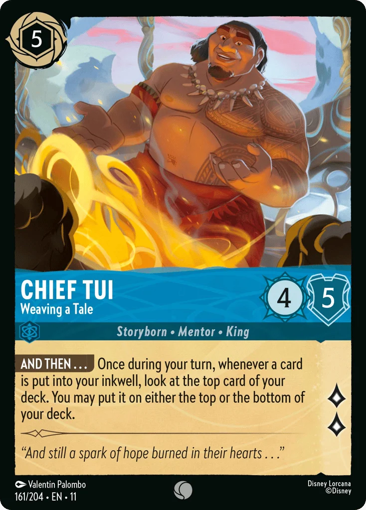 Chief Tui - Weaving a Tale · Winterspell