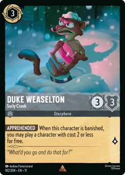 Duke Weaselton - Surly Crook