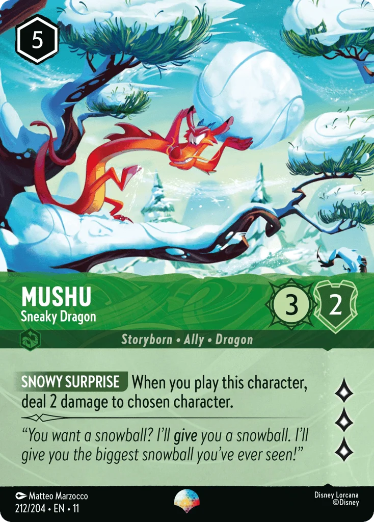 Mushu - Sneaky Dragon · Winterspell