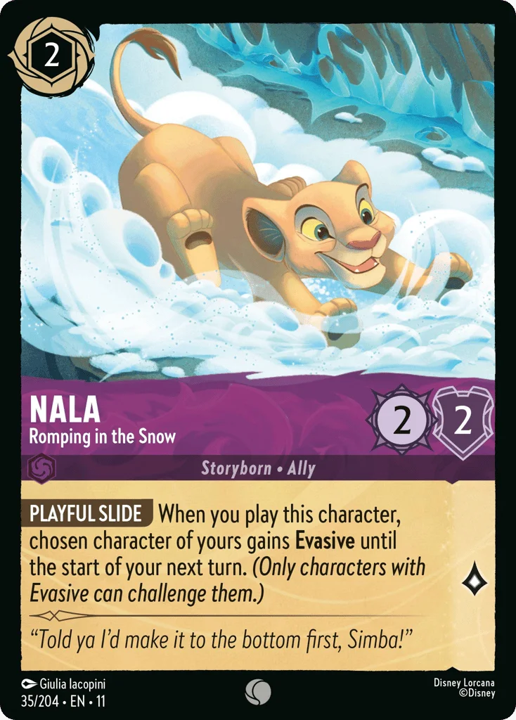 Nala - Romping in the Snow · Winterspell