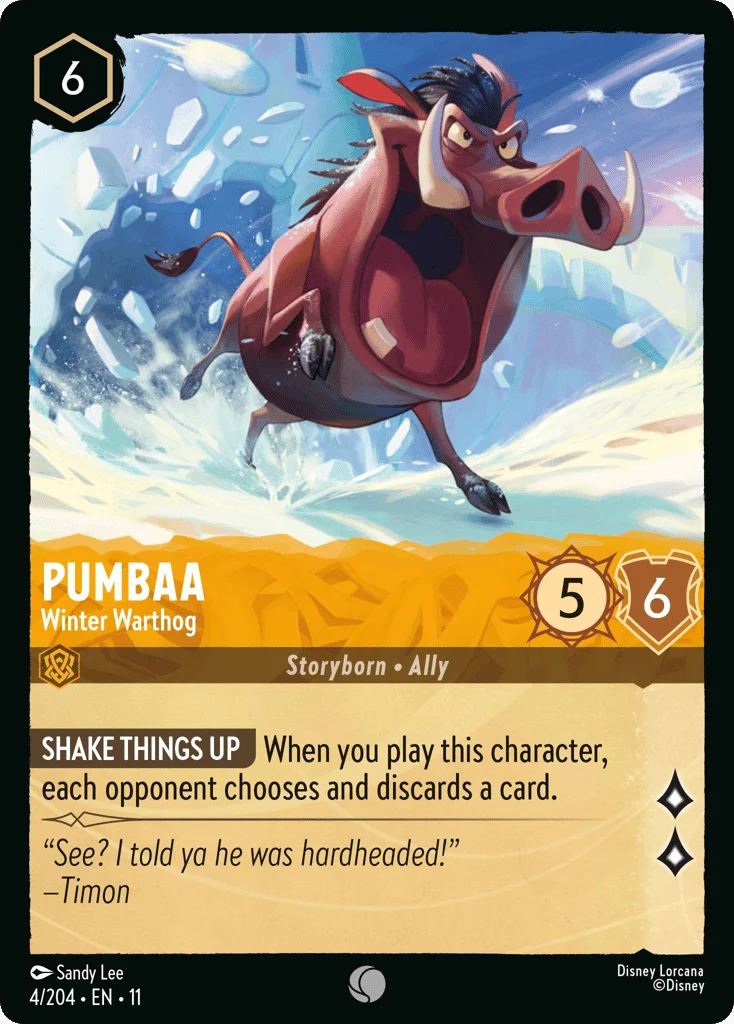 Pumbaa - Winter Warthog · Winterspell