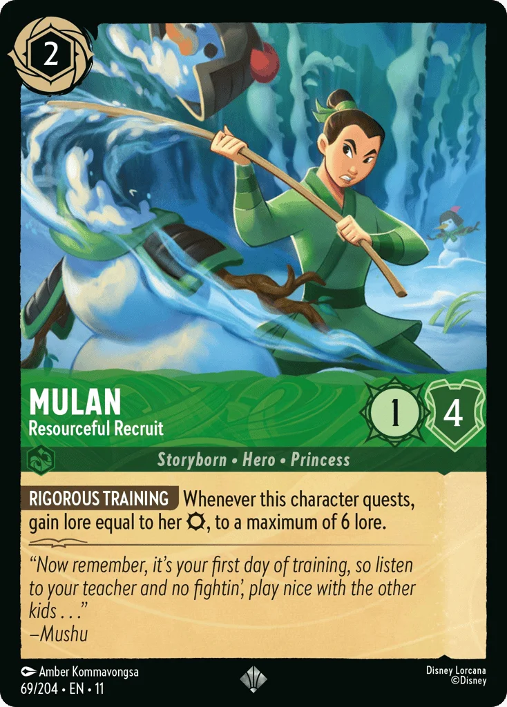 Mulan - Resourceful Recruit · Winterspell