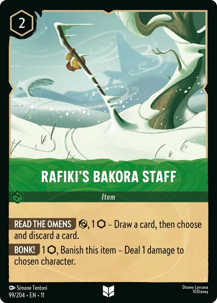 Rafiki's Bakora Staff · Winterspell