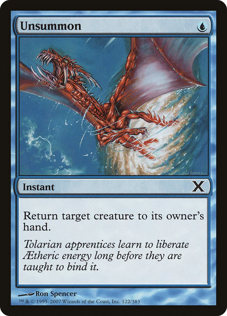Unsummon · Tenth Edition