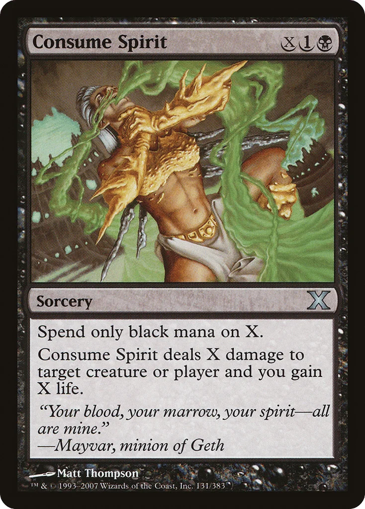 Consume Spirit · Tenth Edition