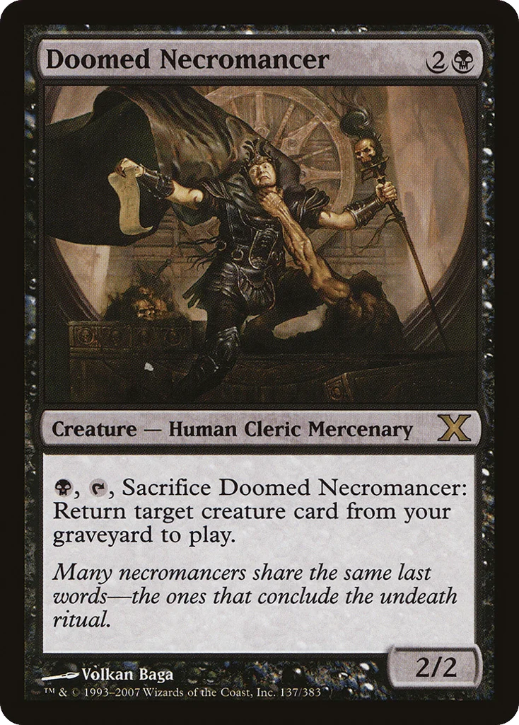 Doomed Necromancer · Tenth Edition