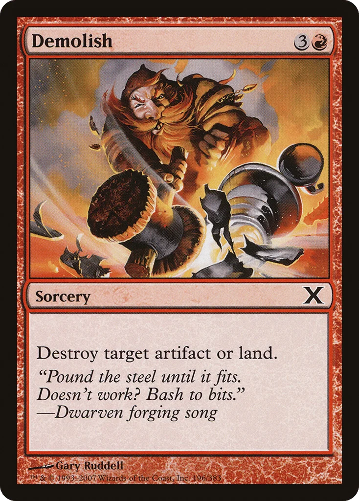 Demolish · Tenth Edition