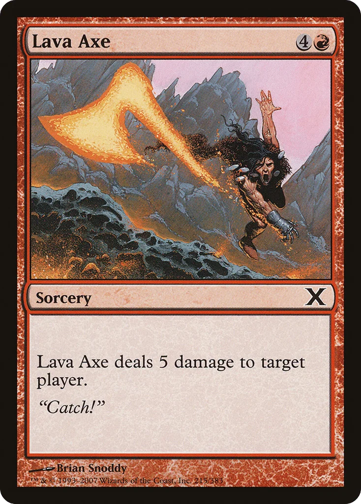 Lava Axe · Tenth Edition