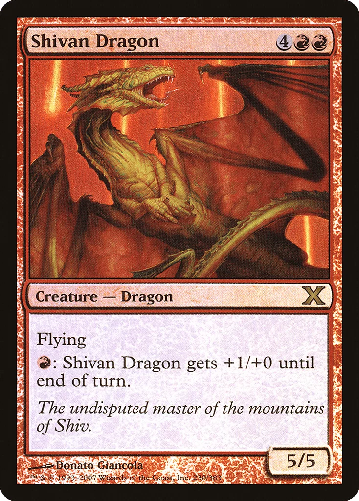 Shivan Dragon · Tenth Edition