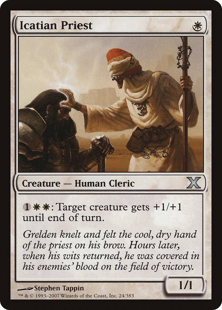 Icatian Priest · Tenth Edition