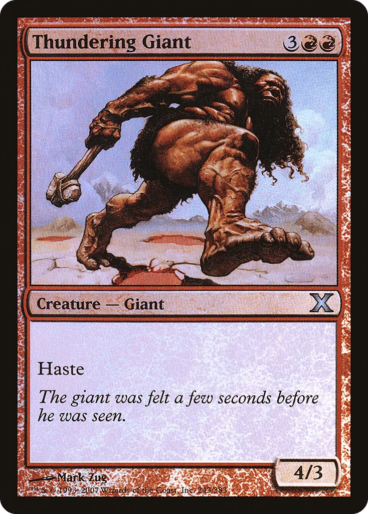 Thundering Giant · Tenth Edition