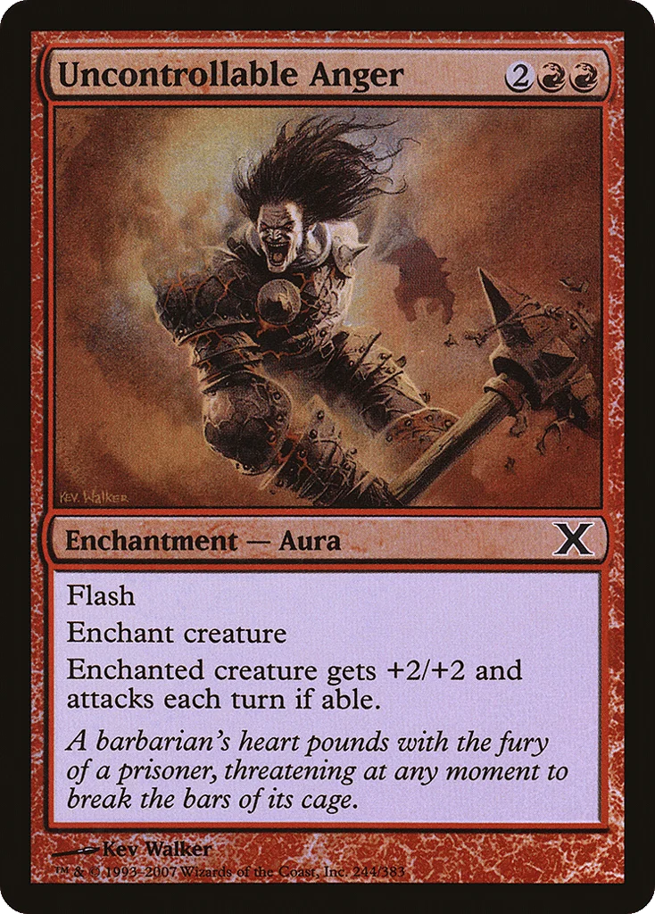 Uncontrollable Anger · Tenth Edition