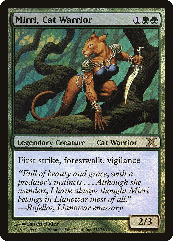 Mirri, Cat Warrior · Tenth Edition