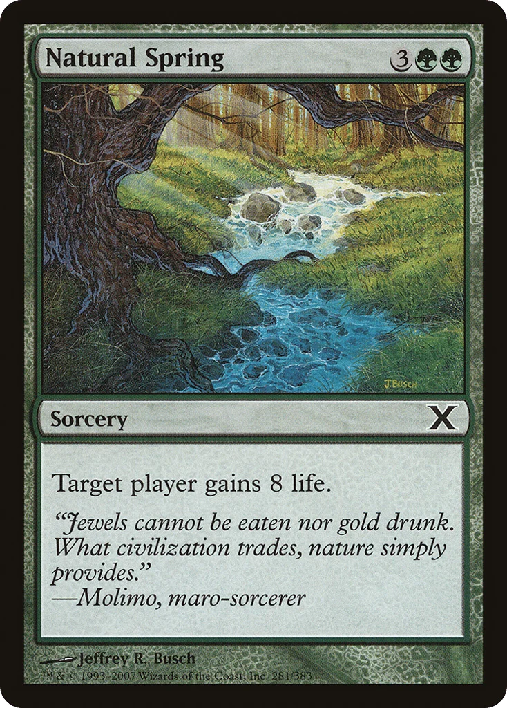 Natural Spring · Tenth Edition