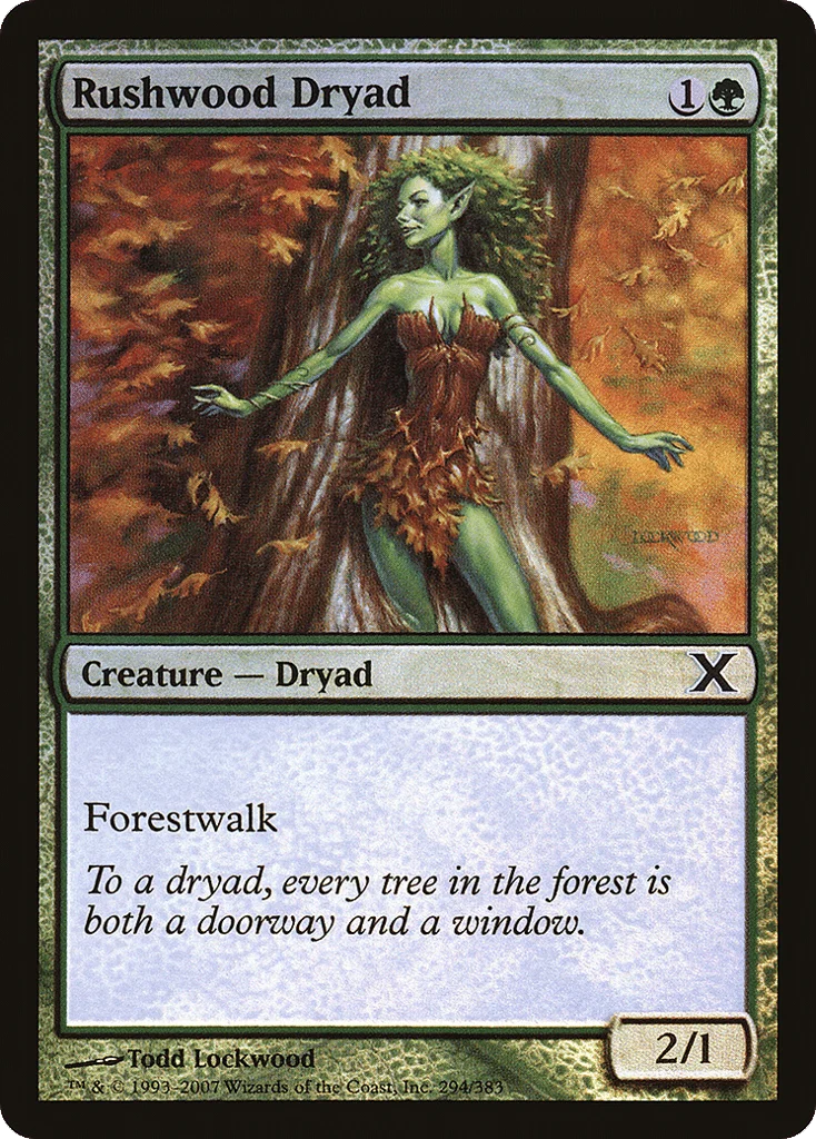 Rushwood Dryad · Tenth Edition