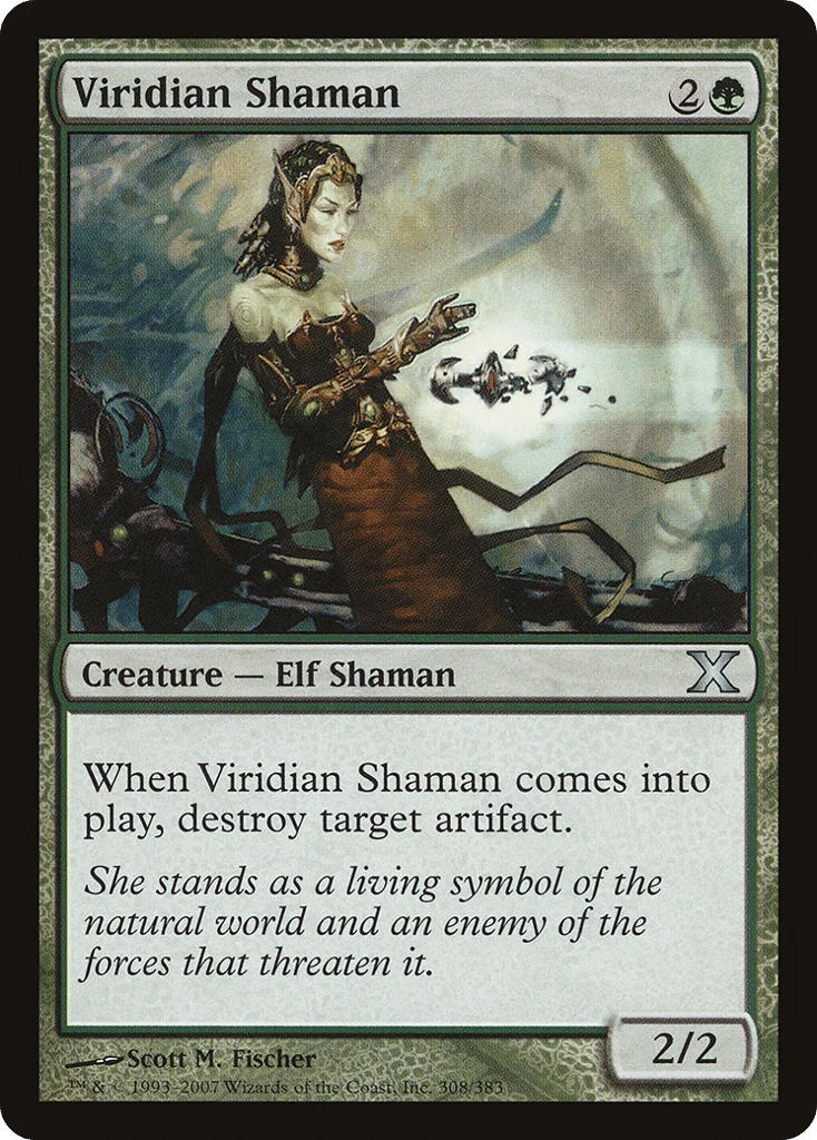 Viridian Shaman · Tenth Edition
