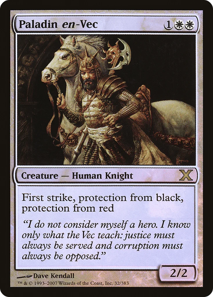 Paladin en-Vec · Tenth Edition