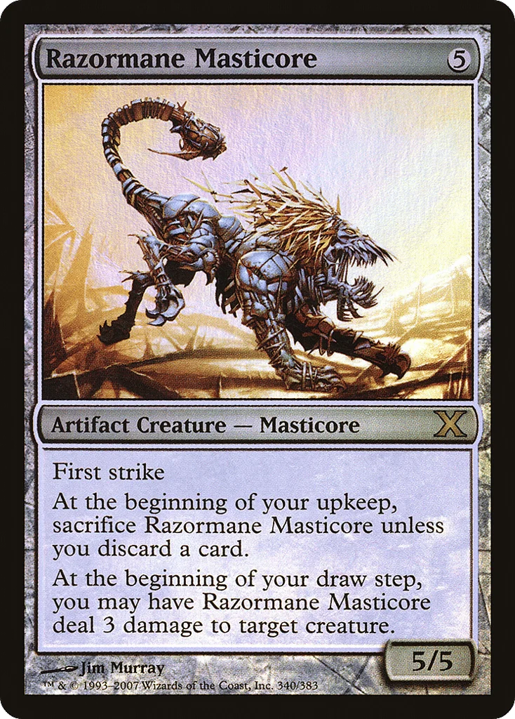 Razormane Masticore · Tenth Edition