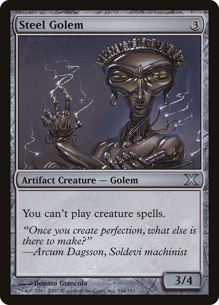 Steel Golem · Tenth Edition