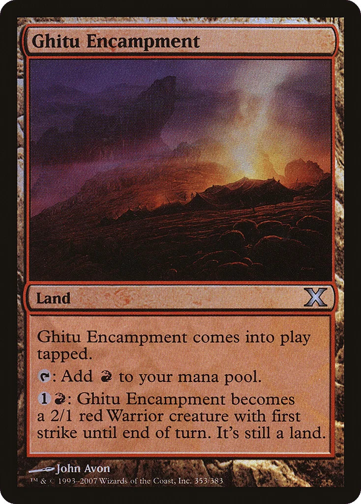 Ghitu Encampment · Tenth Edition