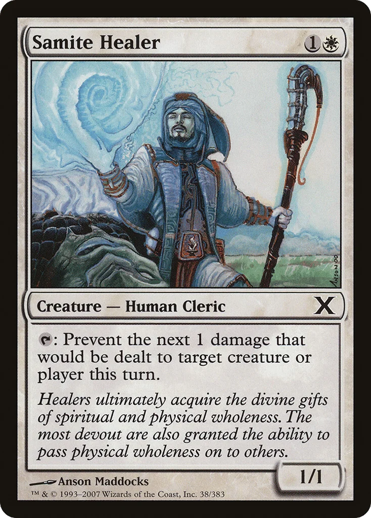 Samite Healer · Tenth Edition