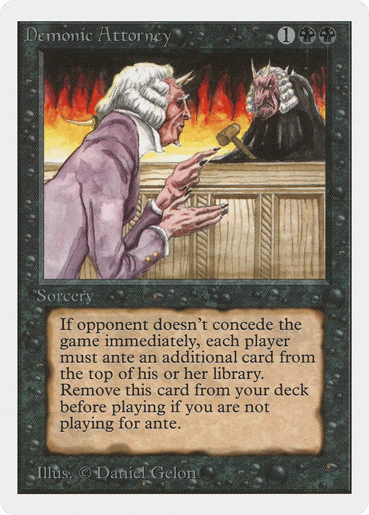 Demonic Attorney · Unlimited Edition