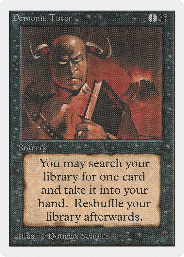 Demonic Tutor · Unlimited Edition