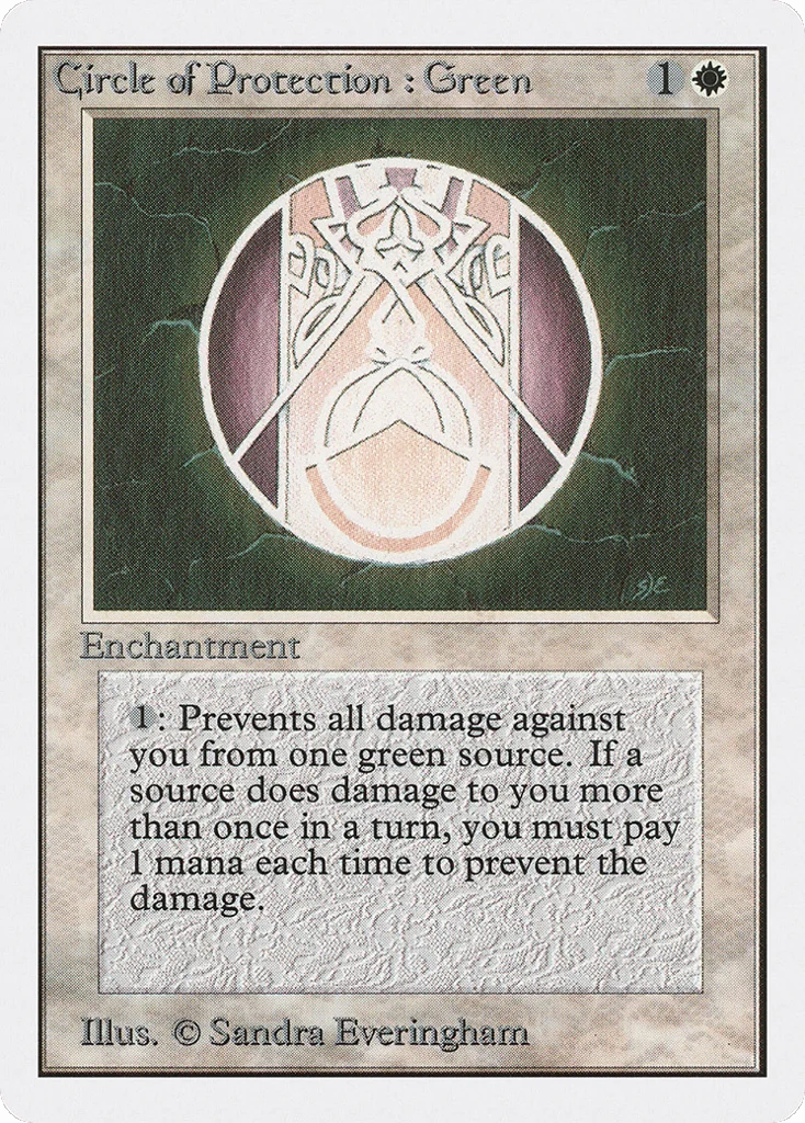 Circle of Protection: Green · Unlimited Edition