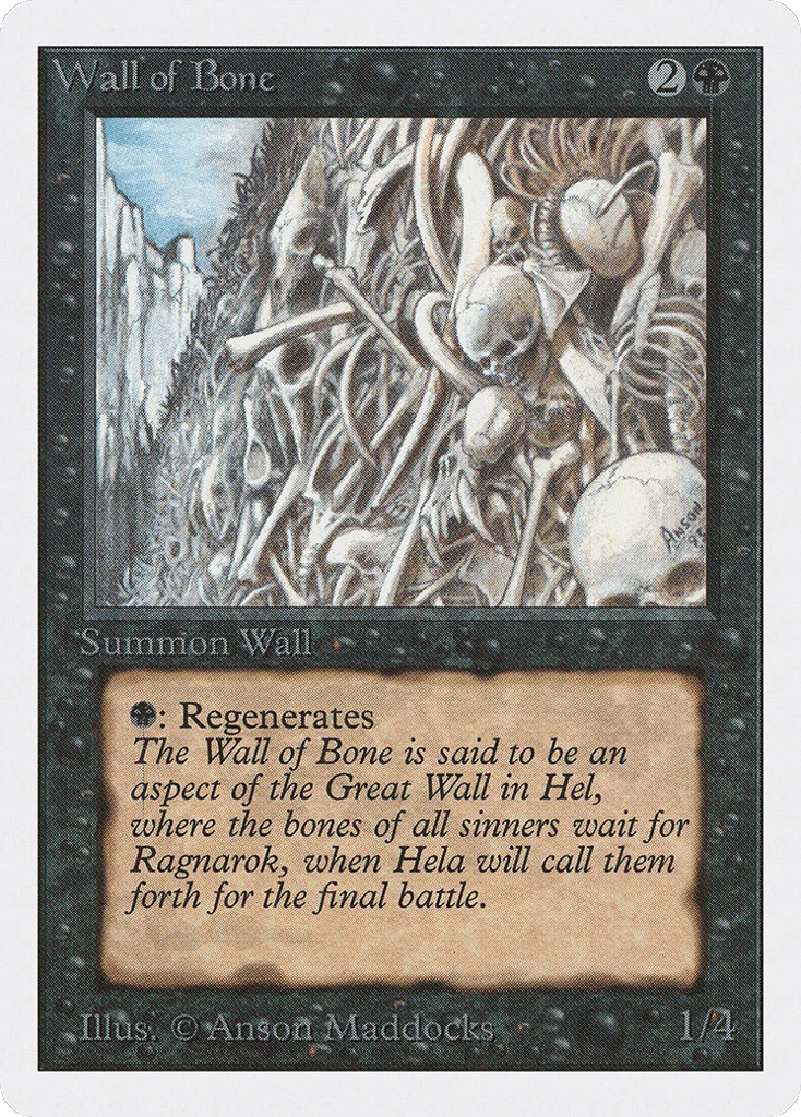 Wall of Bone · Unlimited Edition