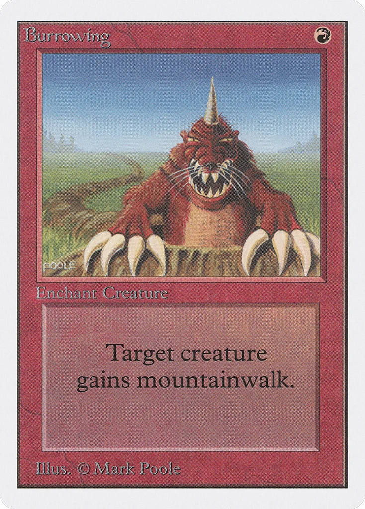 Burrowing · Unlimited Edition