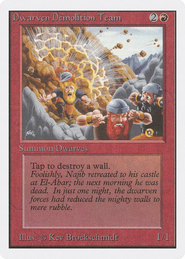 Dwarven Demolition Team · Unlimited Edition