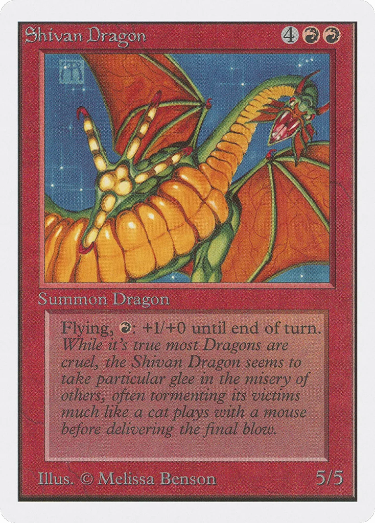 Shivan Dragon · Unlimited Edition