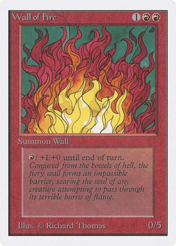 Wall of Fire · Unlimited Edition