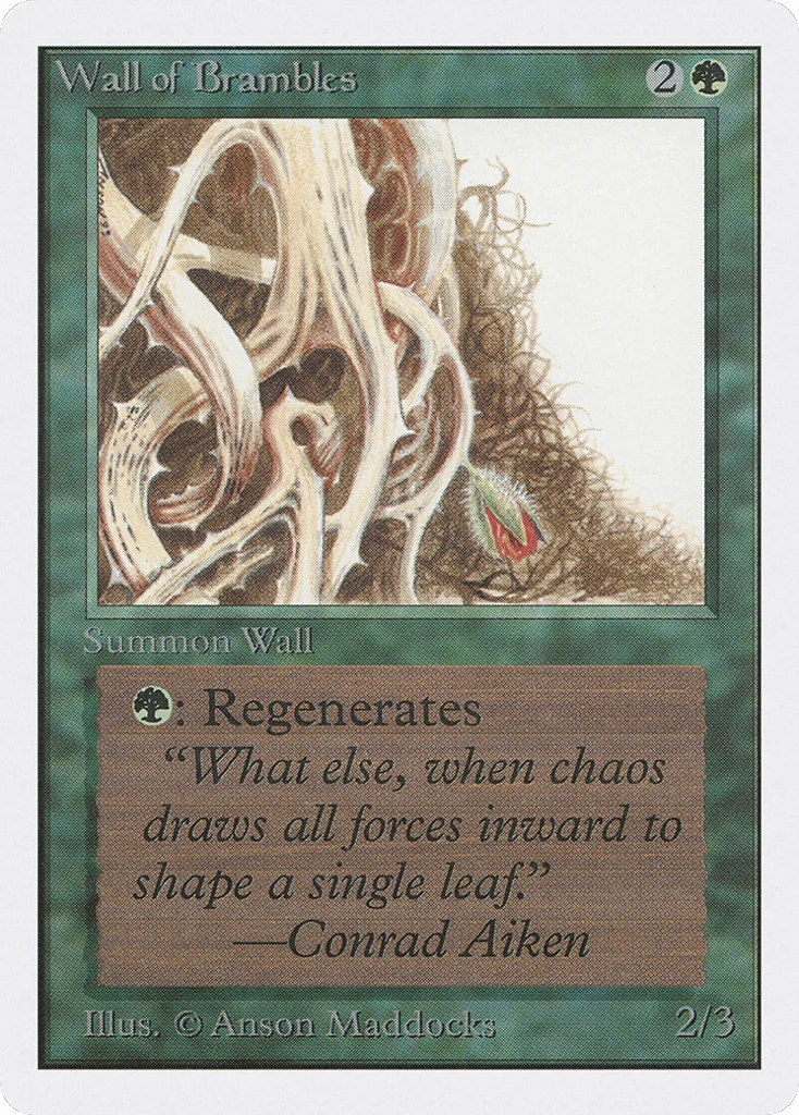 Wall of Brambles · Unlimited Edition