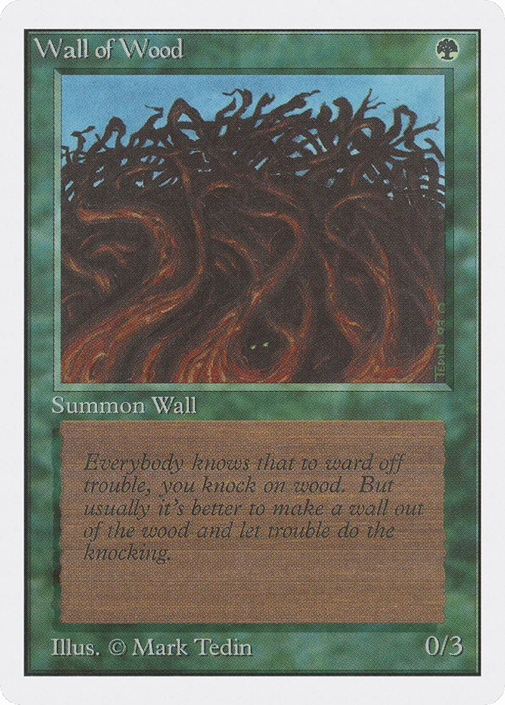 Wall of Wood · Unlimited Edition