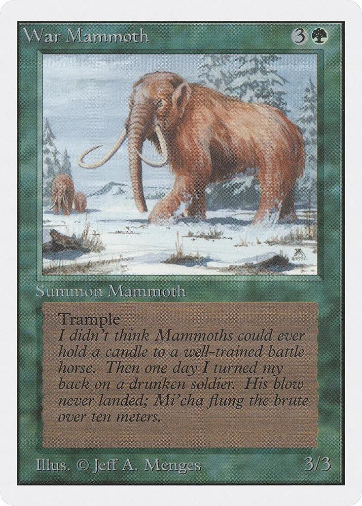 War Mammoth · Unlimited Edition