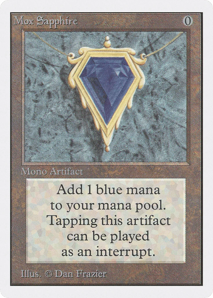 Mox Sapphire · Unlimited Edition