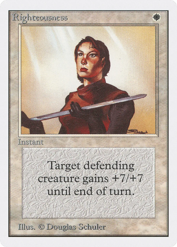 Righteousness · Unlimited Edition