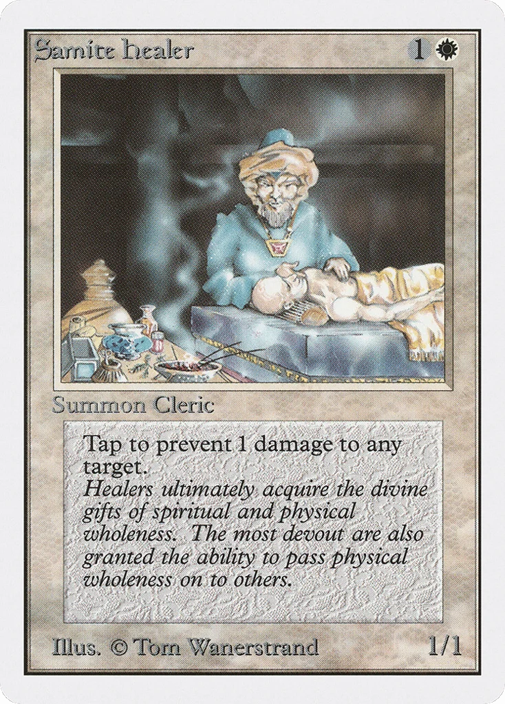 Samite Healer · Unlimited Edition
