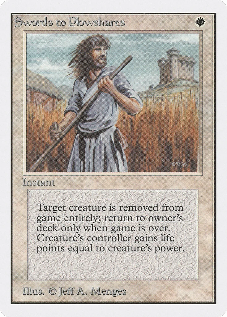 Swords to Plowshares · Unlimited Edition